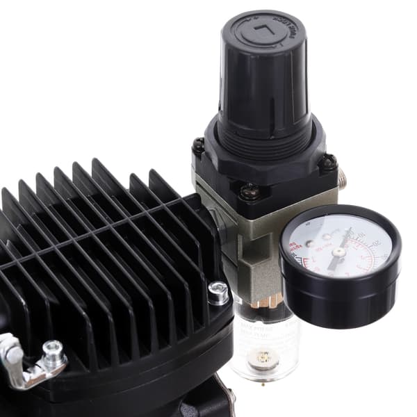 STILLE AIRBRUSH-KOMPRESSOR MED TO STEMPLER EFFEKTIV VENTILATOR AUTOMATISK STOP