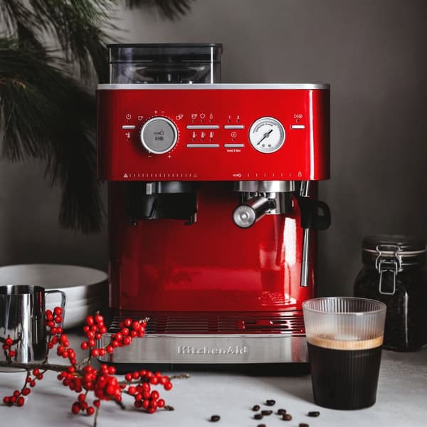 KitchenAid halvautomatisk kaffemaskine KitchenAid farve: Karamelrød