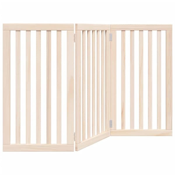 vidaXL foldbart sikkerhedsgitter til hunde, 3 paneler, 150 cm