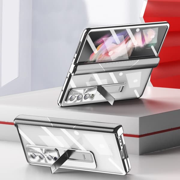 Multifunktionsskal för Samsung Galaxy Z Fold 4 5G, Silver
