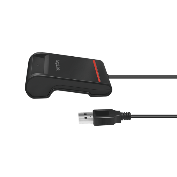 Smart ID smart chipkortlæser LogiLink USB 2.0 Understøtter eID, ePUAP, e-deklarationer Windows og Mac OS Plug & Play