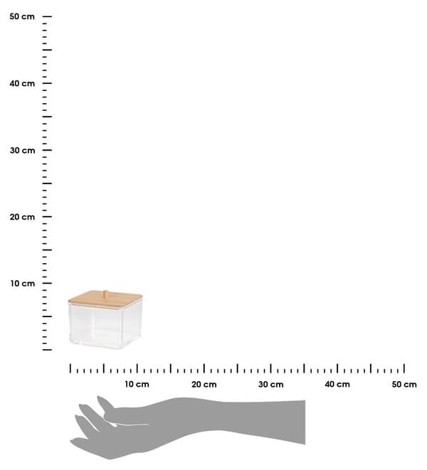 Ørepropdispenser med bambus
