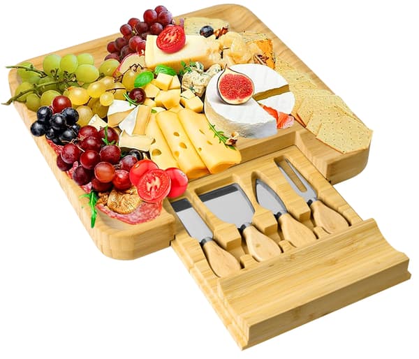 Estera bambus snack- og ostebræt