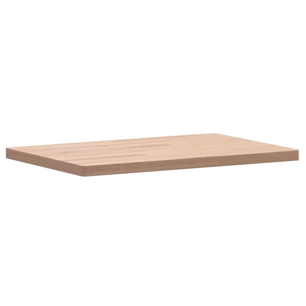vidaXL bordplade 60x40x2,5 cm rektangulær massiv bøgetræ