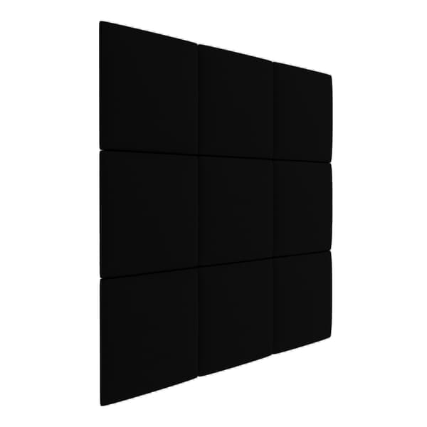 Polstret panel 40x40 Mono 248 (Sort)