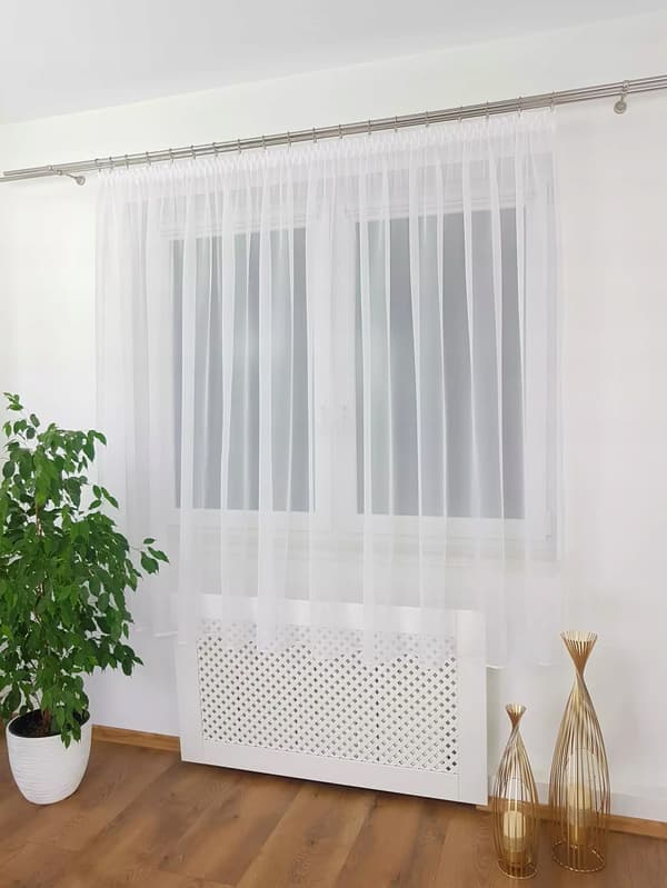 Færdiglavet voilegardin 400x180cm