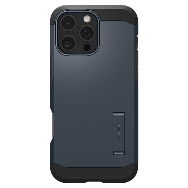 Spigen Tough Armor MagSafe-etui til iPhone 16 Pro Max, marineblå
