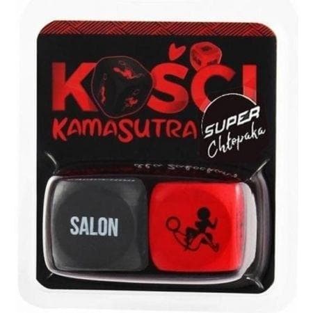 Super Boy Kama Sutra terninger (rød og sort)