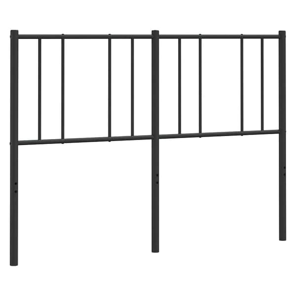 vidaXL metalsengegavl sort 150 cm