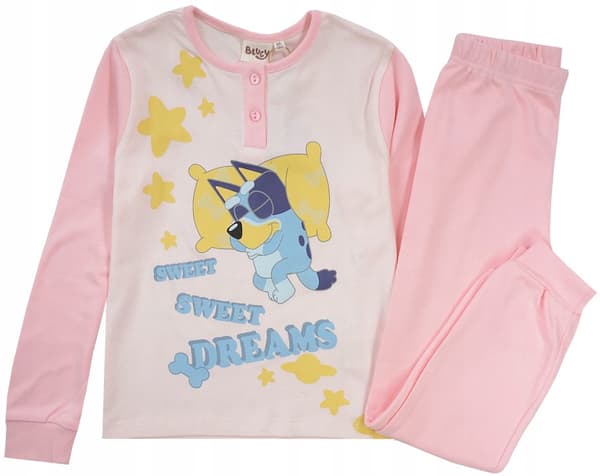 BLÅ PYJAMAS I ASK ekologisk bomull PREMIUM 98 FN14j