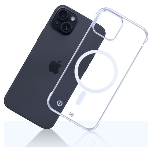 3MK Just20g MagCase til iPhone 15 Plus, gennemsigtig