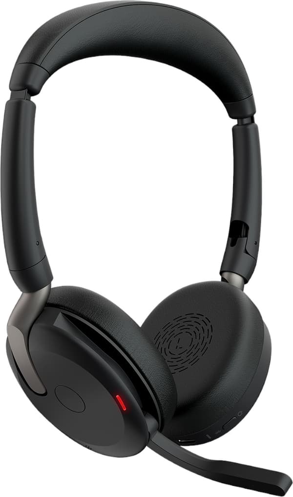 Jabra Evolve2 65 Flex Link380a UC Stereo Sorte Hovedtelefoner (26699-989-999)