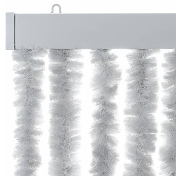 vidaXL Flugnät, Grå, 118x220 cm, Chenille