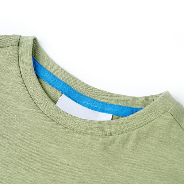 Lasten T-paita, vaalea khaki, 128