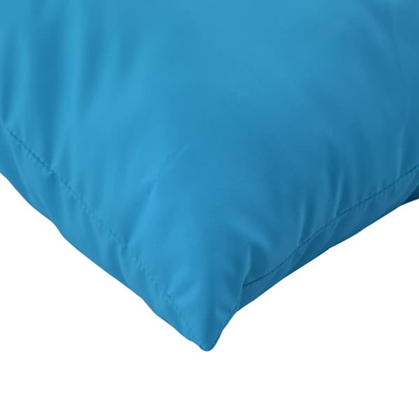 vidaXL Pallsoffkuddar, set om 2, blå, tyg