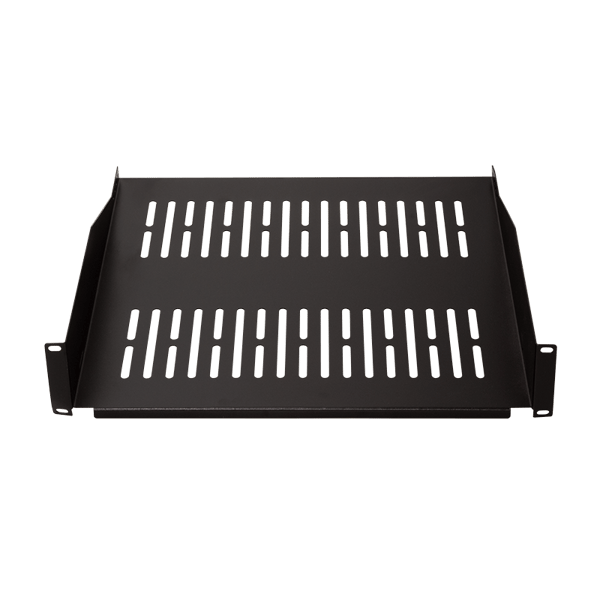 Hylde til LogiLink 19" rackskab, dybde 400 mm, frontmontering, 25 kg