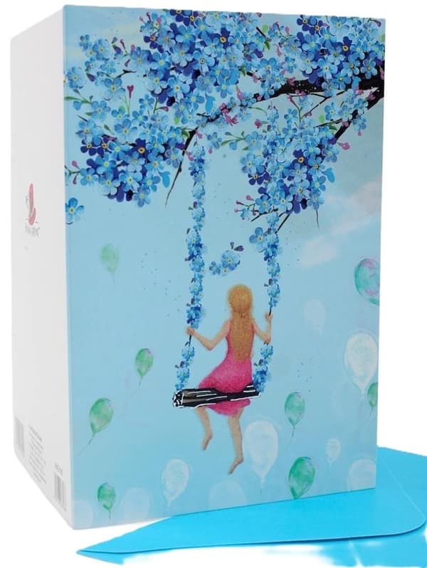 Kort B6 NME-006 Glitter Swing