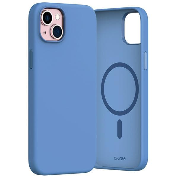 Araree Typoskin M cover til MagSafe til iPhone 15 Plus blå