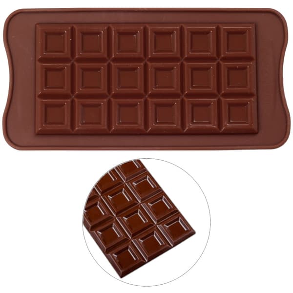 Silikoneform, chokoladeform, tablet