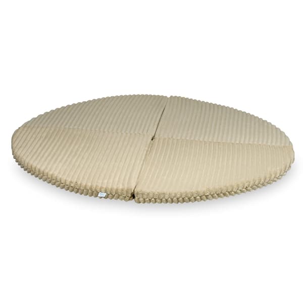 Rund foldbar måtte, diameter 160, Caramel vaffel