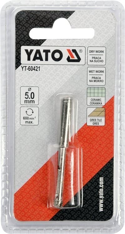Flisebor 5 mm YT-60421 YATO