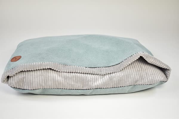 Mink NEL mintgrön + grå ränder 80cm x 60cm