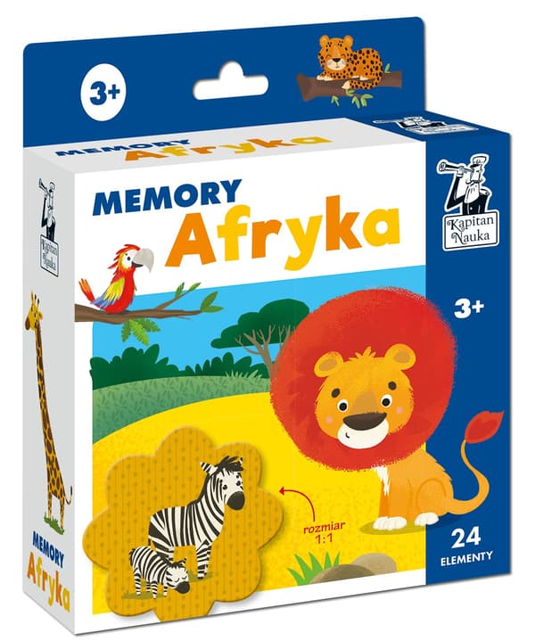Afrika. Kapten Vetenskap. Memoryspel. Edgard