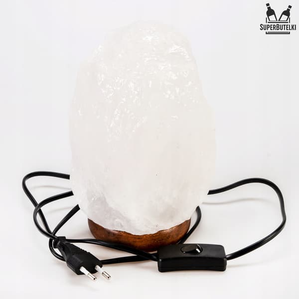 3-5 kg Himalayan saltlampa, luftjonisator - vit