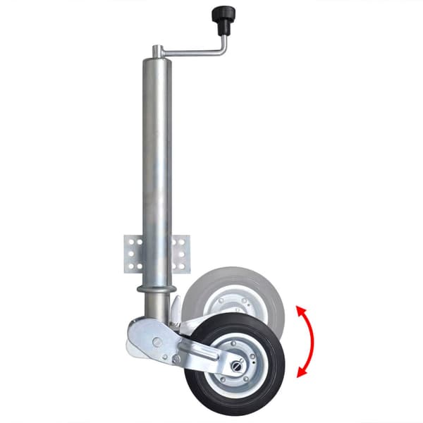 vidaXL støttehjul til trailer, 60 mm