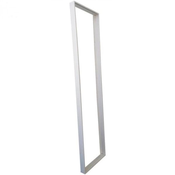 Snabbmonterad ram för ytmonterad LED-panel 120x30cm vit
