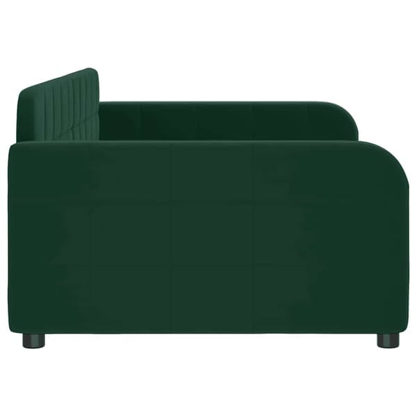 vidaXL Bäddsoffa mörkgrön 100x200 cm sammet