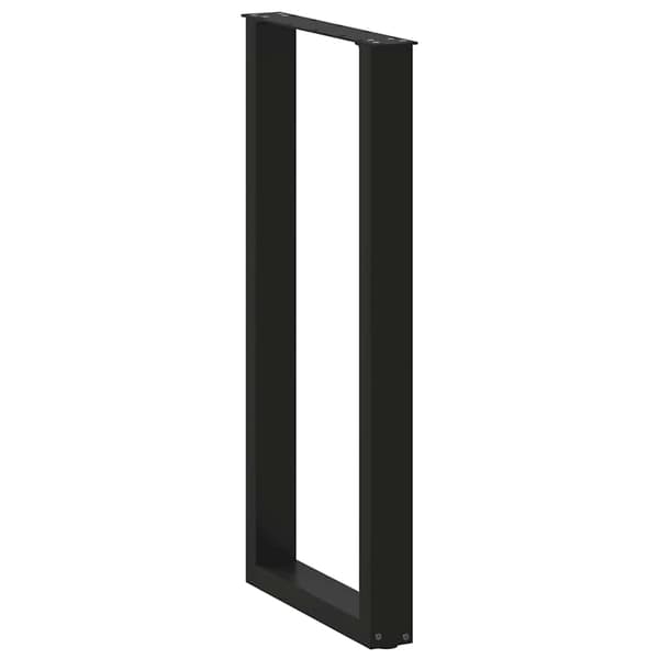 vidaXL sofabordsben, 2 stk., sort, 50x(100-101) cm, stål