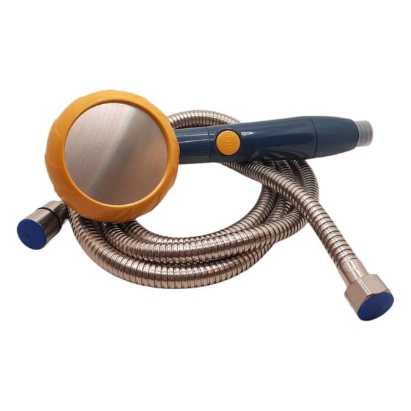 Suihkupää letkulla 2 m 3 suutinta sininen