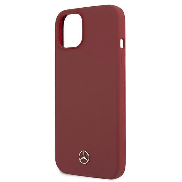 Mercedes Silikone Line Etui til iPhone 13, Rød