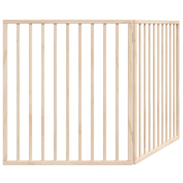 vidaXL foldbart sikkerhedsgitter til hunde, 2 paneler, 160 cm