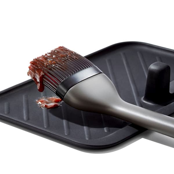 Silikone grillbørste, grårød / OXO