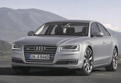 Venstre forlygteglas Audi A8 S8 D4 4H efter facelift (2013 - 2017)