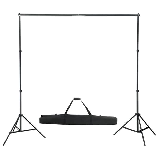 vidaXL Studio Kit med softbox, baggrund og reflektorer
