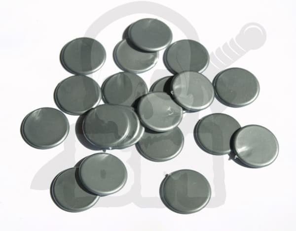 BMCO010 Polletter 15mm silver 20st.