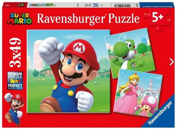 Børnepuslespil 3x49 Super Mario