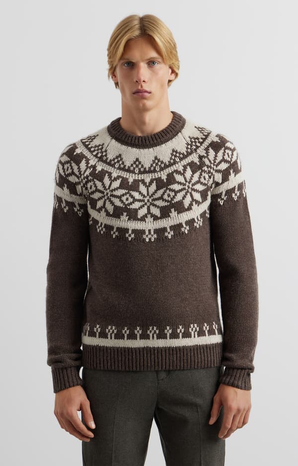 Julemønster sweater XL