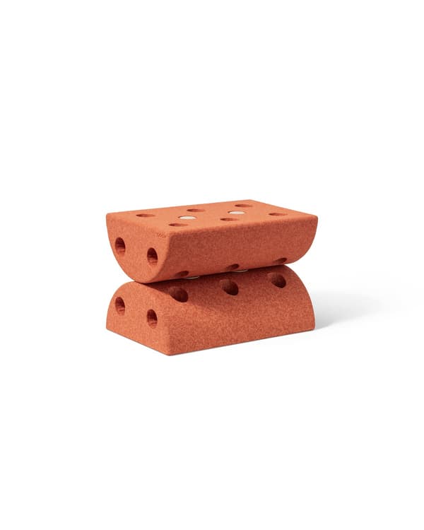MODU - Barnpall - Bränd orange / Dammig grön