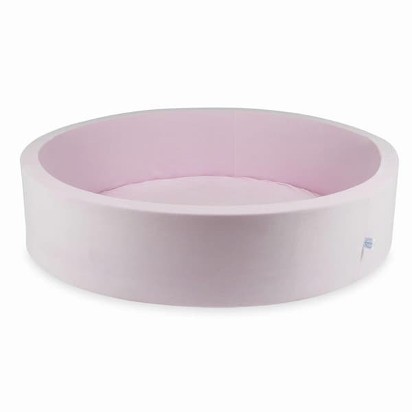 Dry pool 130x30 fløjlsblød lys pink uden bolde