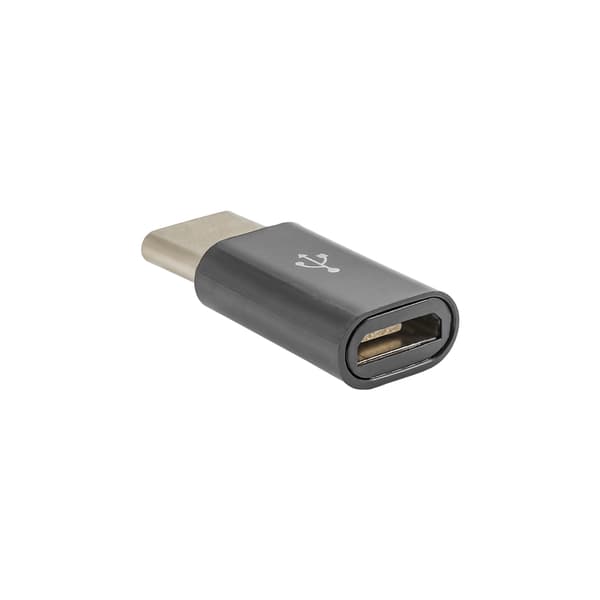 Akyga AK-AD-46 USB-C till micro-USB B-adapter Typ C hane till hona-adapter