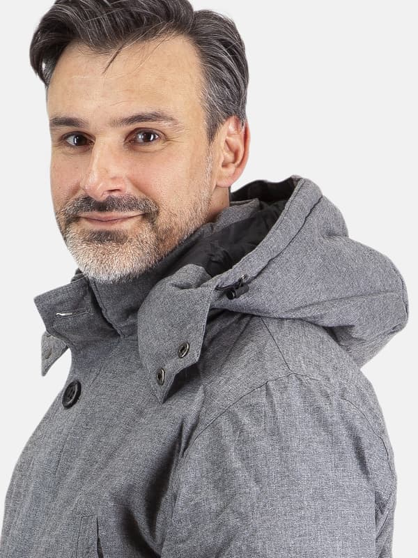 HERR ISOLERAD VINTERJACKA MED HUVA