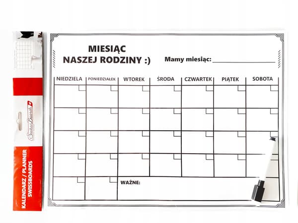 30x40 køleskabskalender