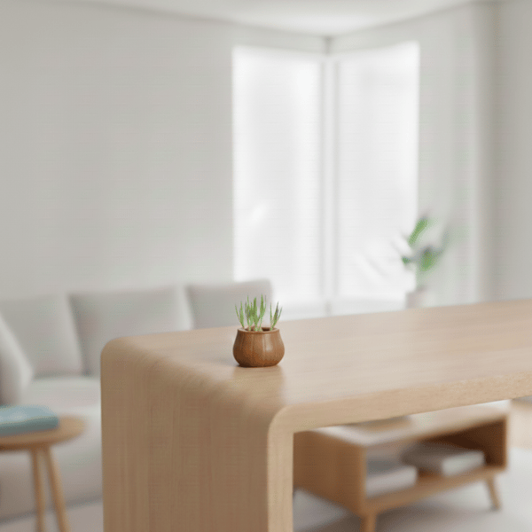 Brun dekorativ potte til krydderurter, moderne design