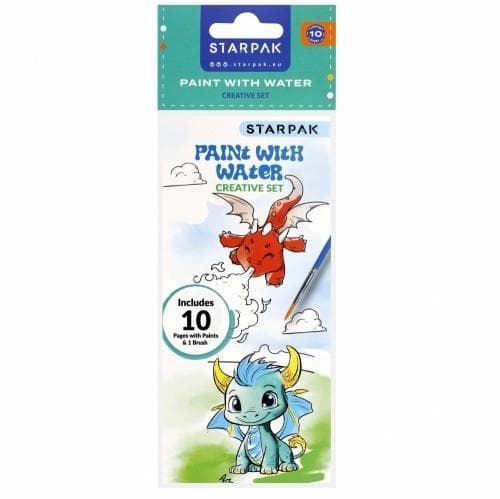 Luova vesivärimaalaussetti + sivellin