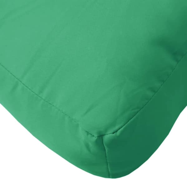 vidaXL Pallsoffkuddar, set om 2, gröna, tyg