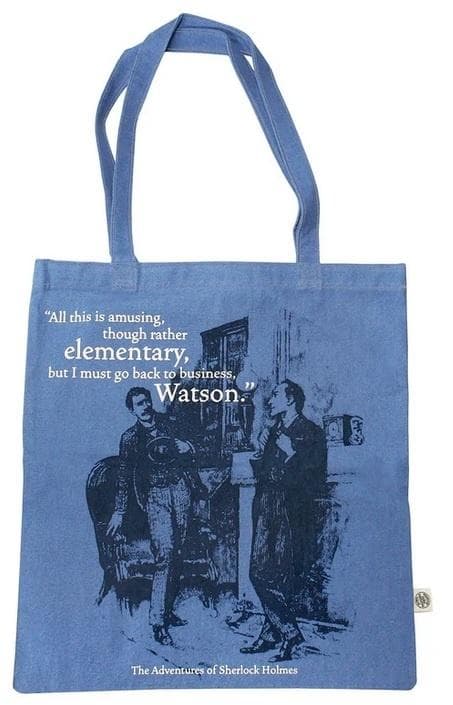 Pulteney Press Sherlock Holmes bomullsväska